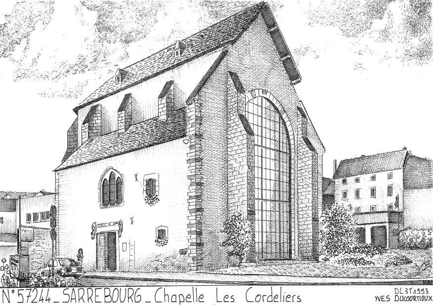 N 57244 - SARREBOURG - chapelle les cordeliers