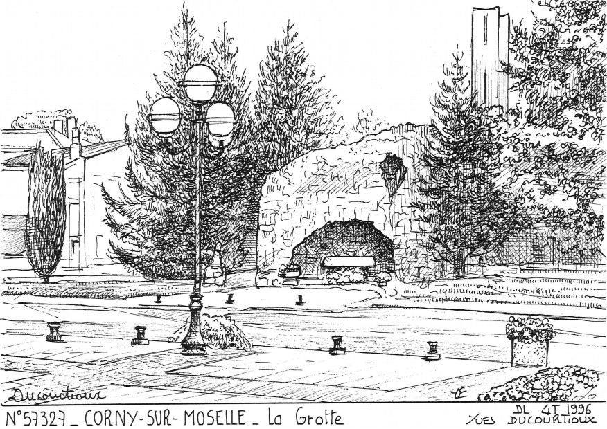 N 57327 - CORNY SUR MOSELLE - la grotte