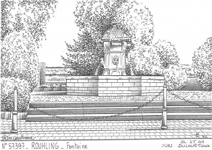 N 57397 - ROUHLING - fontaine