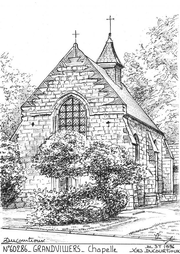 N 60286 - GRANDVILLIERS - chapelle