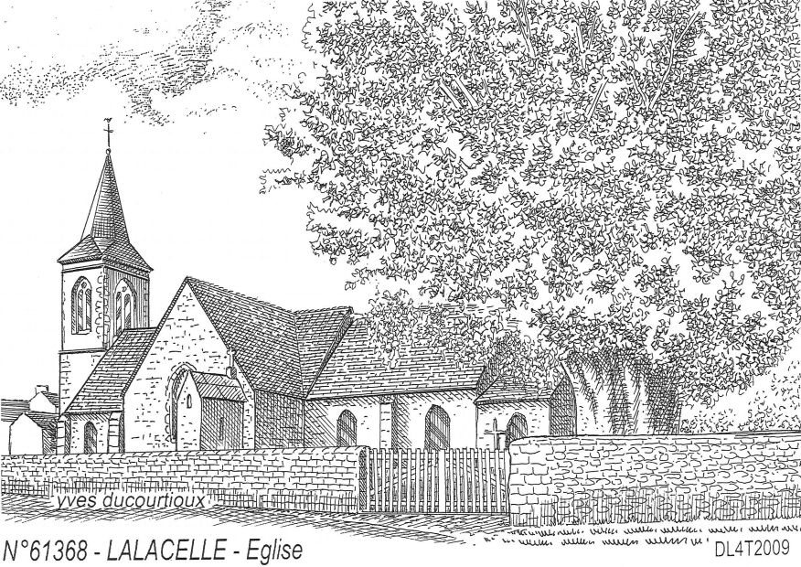N 61368 - LALACELLE - �glise