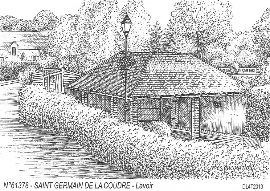N 61378 - ST GERMAIN DE LA COUDRE - lavoir