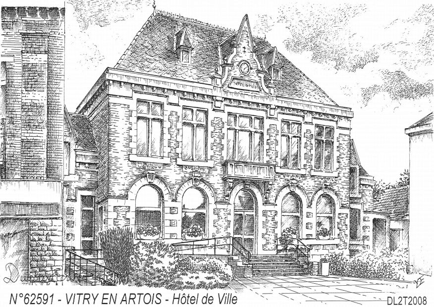 N 62591 - VITRY EN ARTOIS - h�tel de ville