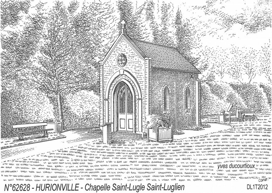 N 62628 - LILLERS - chapelle de hurionville