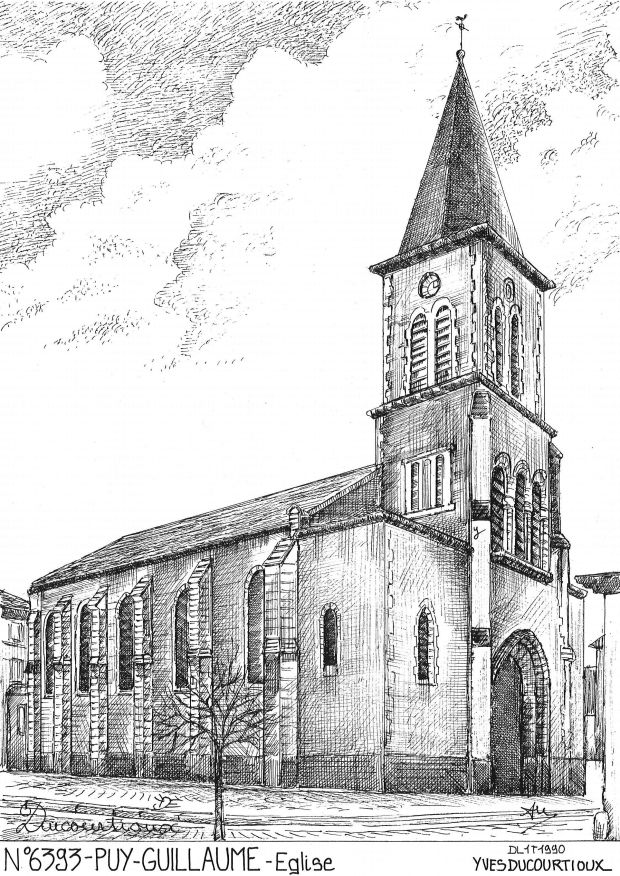 N 63093 - PUY GUILLAUME - �glise