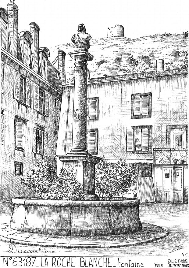 N 63187 - LA ROCHE BLANCHE - fontaine