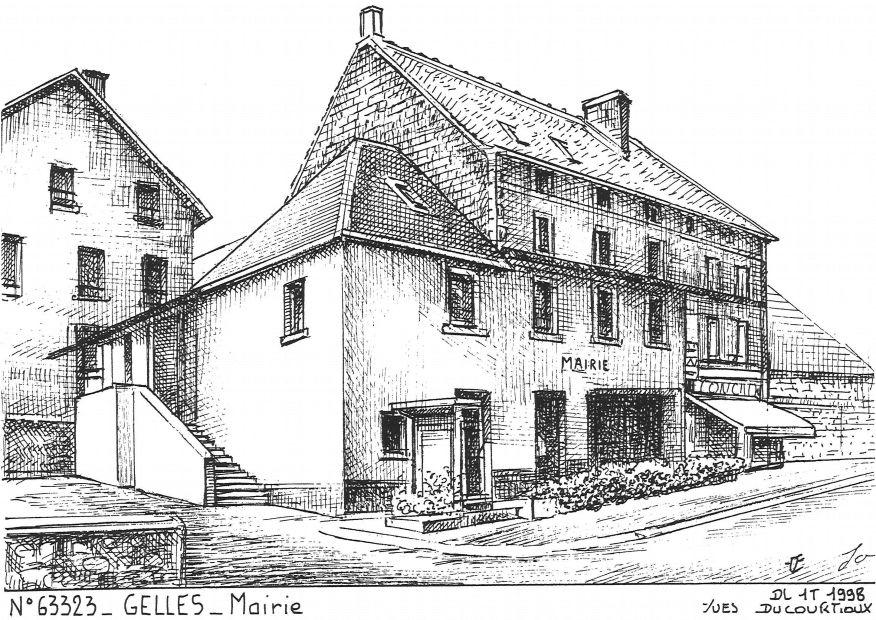 N 63323 - GELLES - mairie