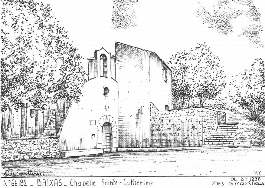 N 66182 - BAIXAS - chapelle ste catherine