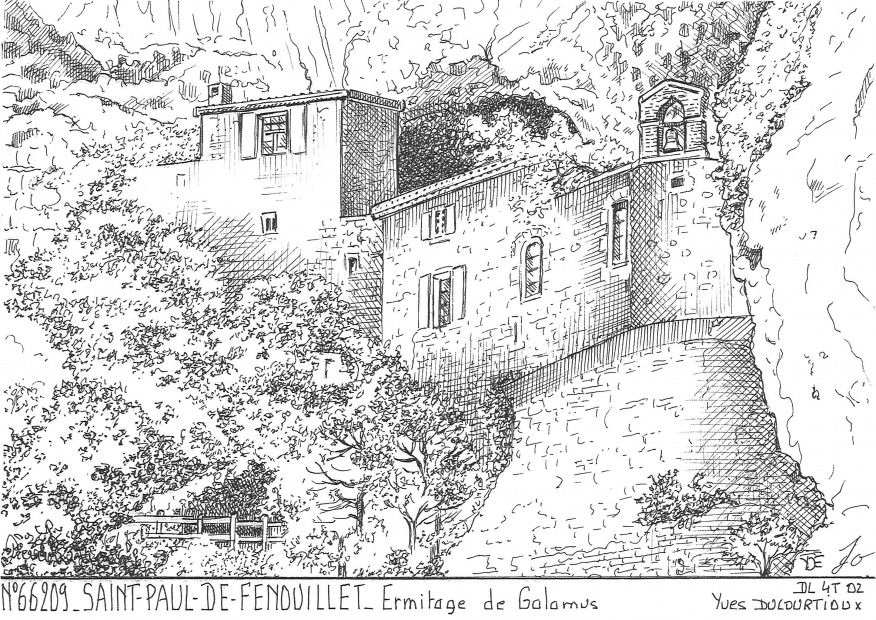 N 66209 - ST PAUL DE FENOUILLET - ermitage de galamus