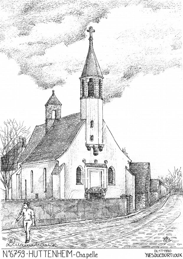 N 67059 - HUTTENHEIM - chapelle