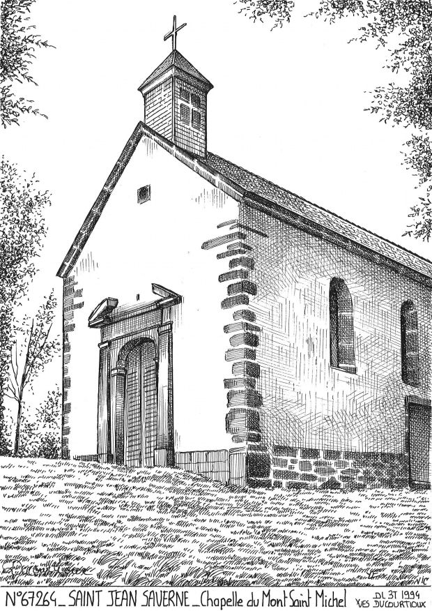 N 67264 - ST JEAN SAVERNE - chapelle du mont st michel