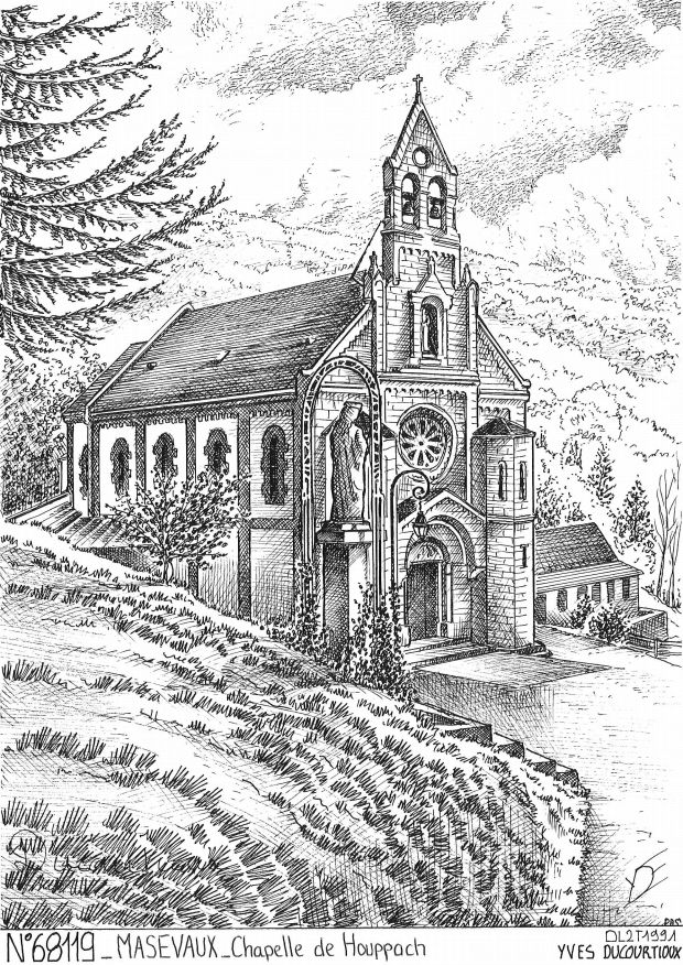 N 68119 - MASEVAUX - chapelle de houppach