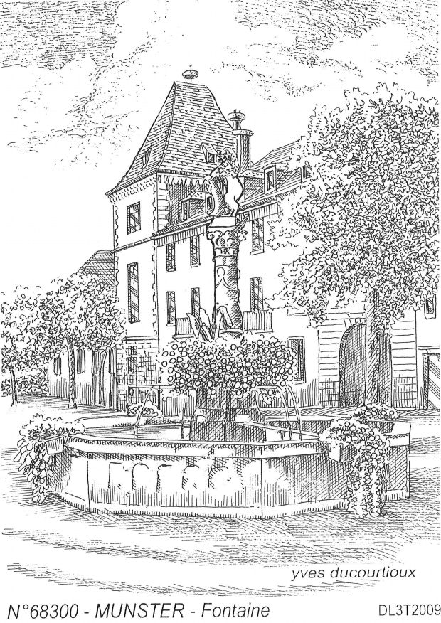 N 68300 - MUNSTER - fontaine