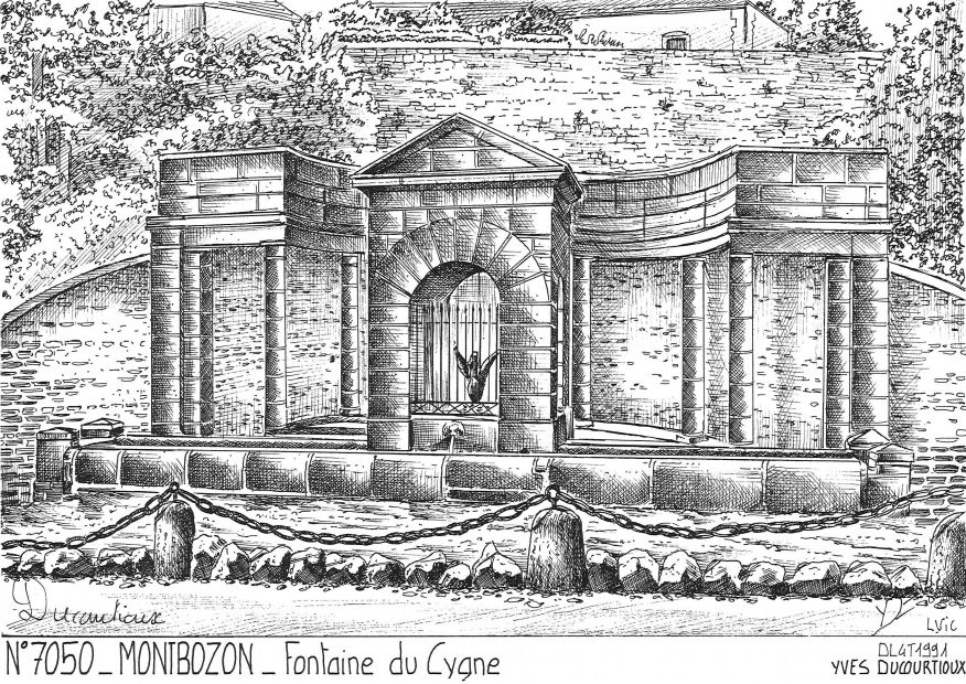 N 70050 - MONTBOZON - fontaine du cygne