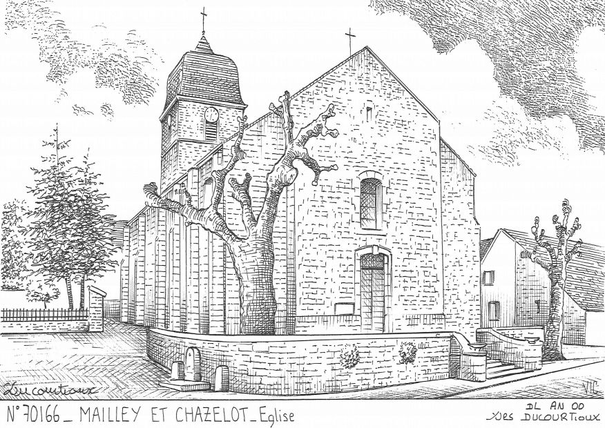 N 70166 - MAILLEY ET CHAZELOT - �glise