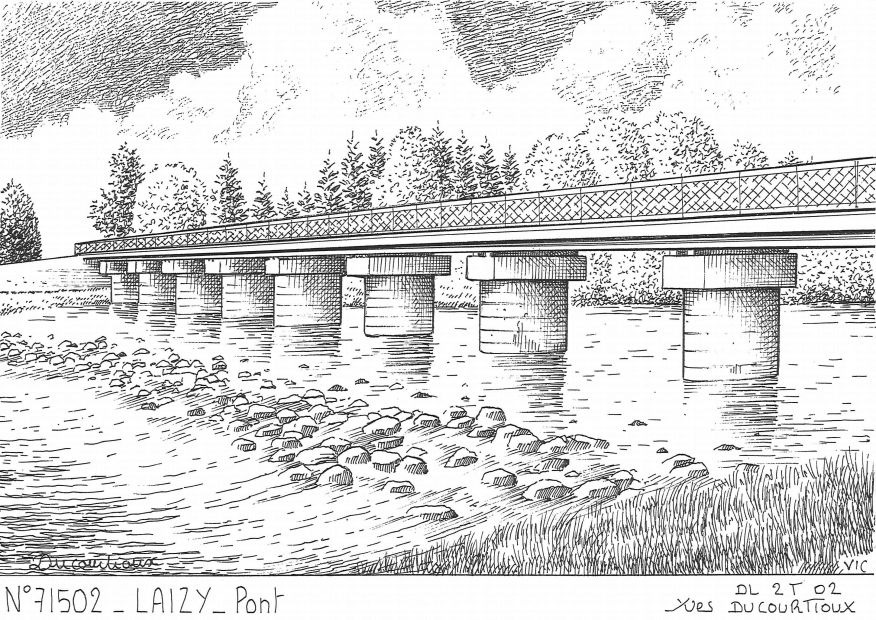 N 71502 - LAIZY - pont