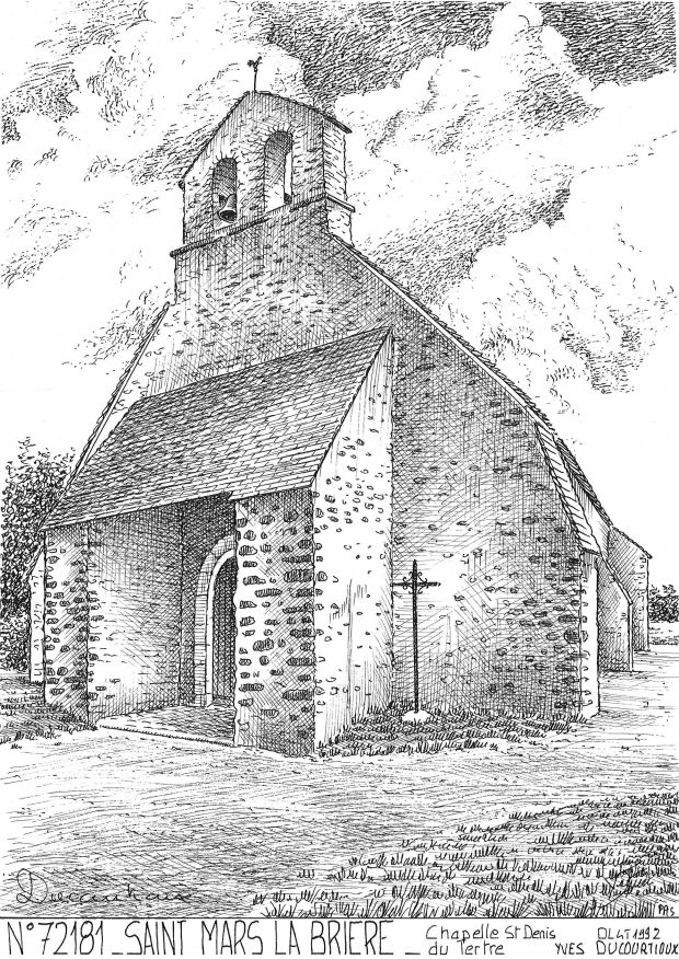 N 72181 - ST MARS LA BRIERE - chapelle st denis du tertre