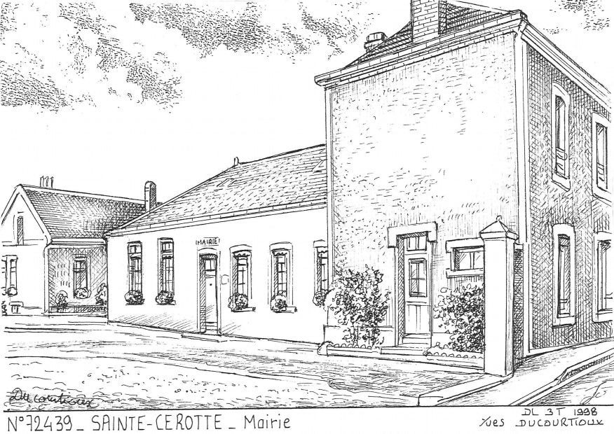 N 72439 - STE CEROTTE - mairie