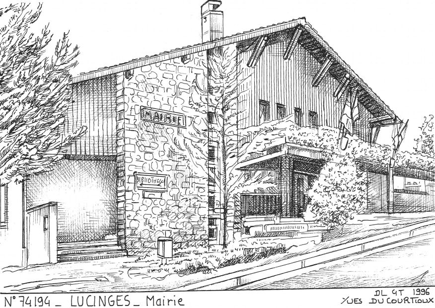 N 74194 - LUCINGES - mairie