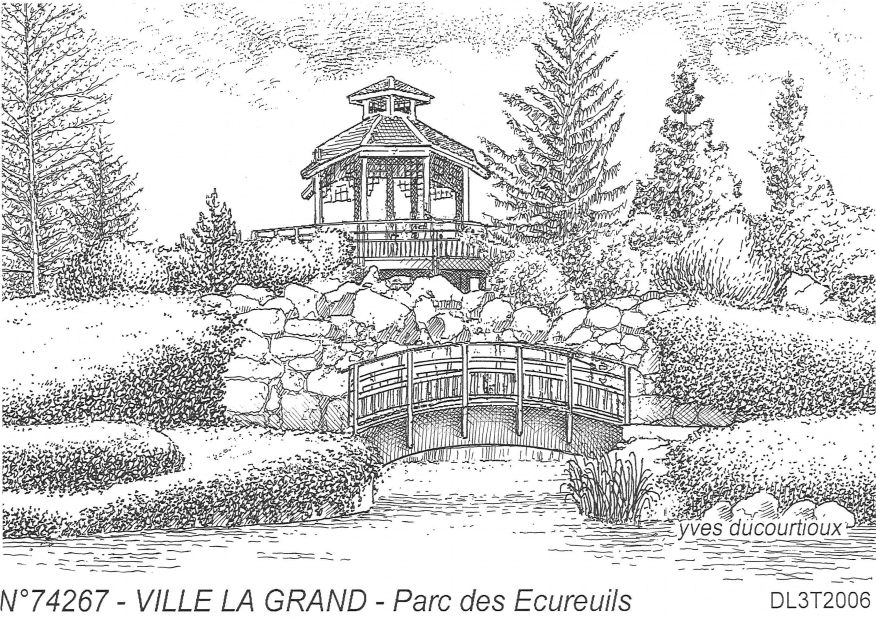 N 74267 - VILLE LA GRAND - parc des cureuils