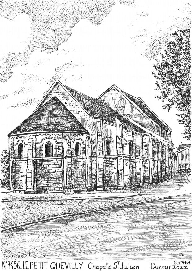 N 76056 - LE PETIT QUEVILLY - chapelle st julien