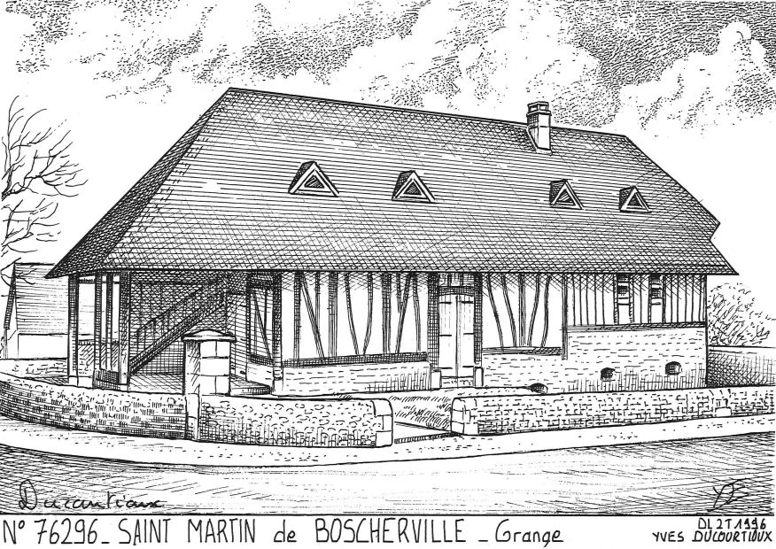 N 76296 - ST MARTIN DE BOSCHERVILLE - grange