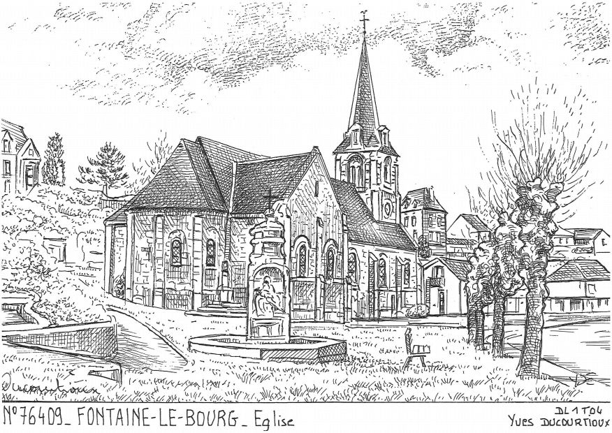 N 76409 - FONTAINE LE BOURG - �glise