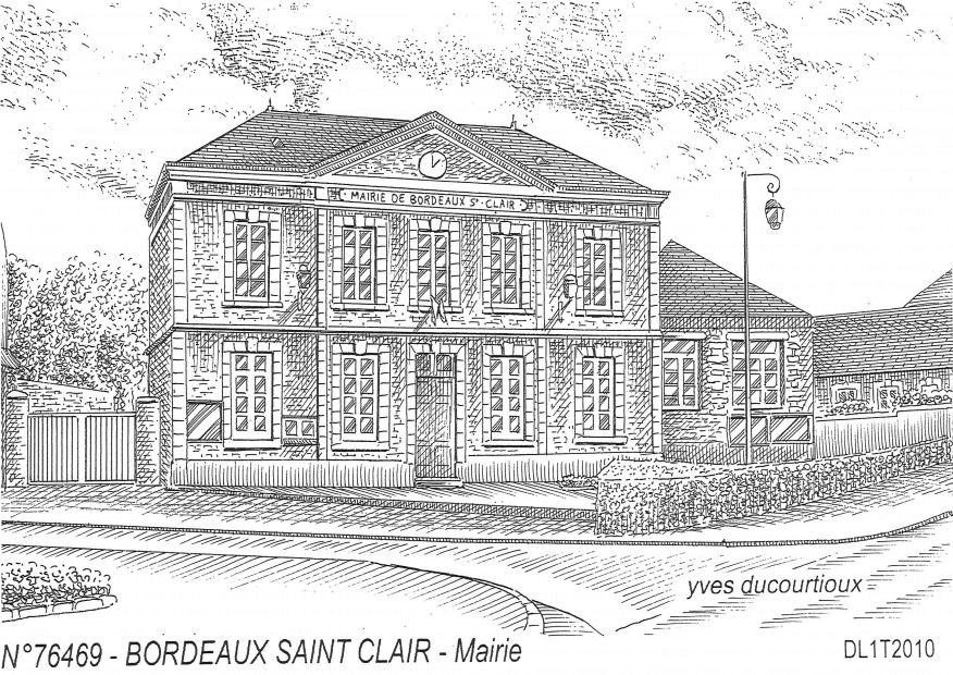 N 76469 - BORDEAUX ST CLAIR - mairie