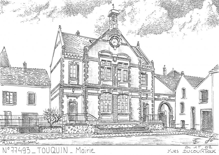 N 77493 - TOUQUIN - mairie