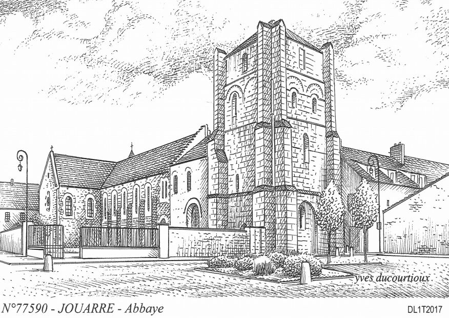 N 77590 - JOUARRE - abbaye