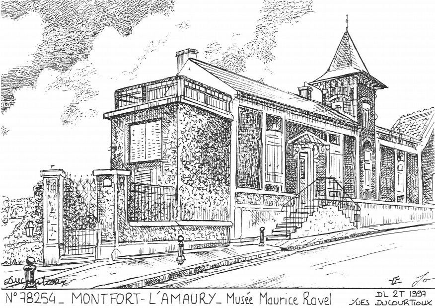 N 78254 - MONTFORT L AMAURY - mus�e maurice ravel