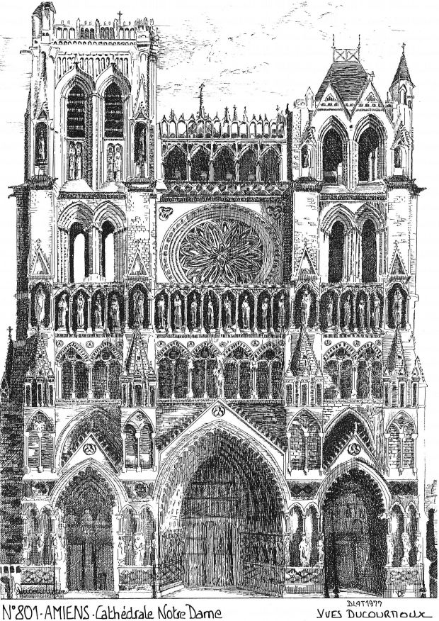 N 80001 - AMIENS - cath�drale notre dame