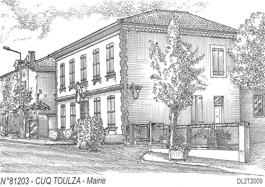 N 81203 - CUQ TOULZA - mairie