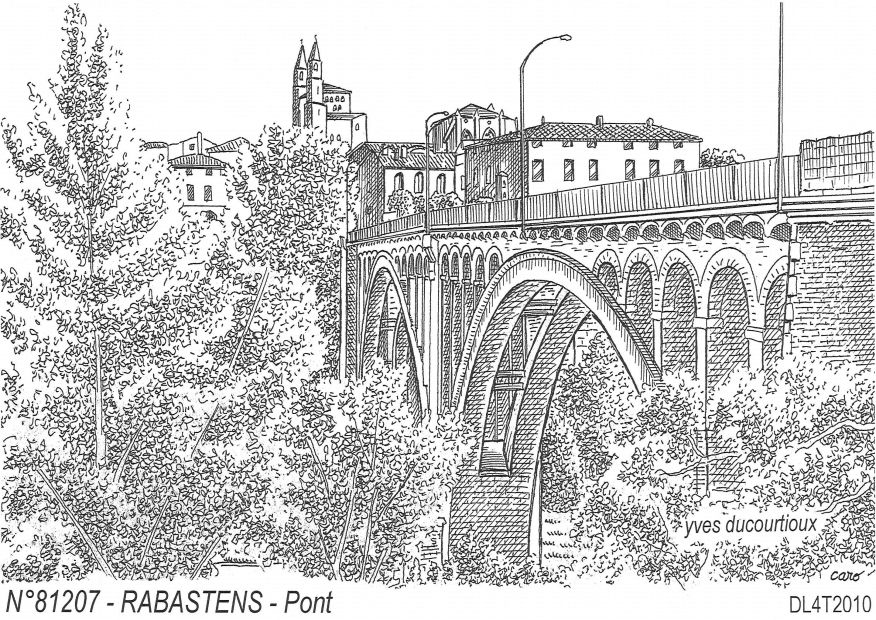 N 81207 - RABASTENS - pont