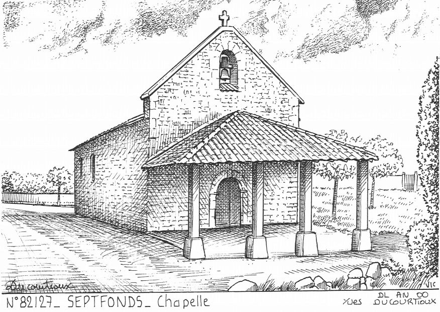 N 82127 - SEPTFONDS - chapelle