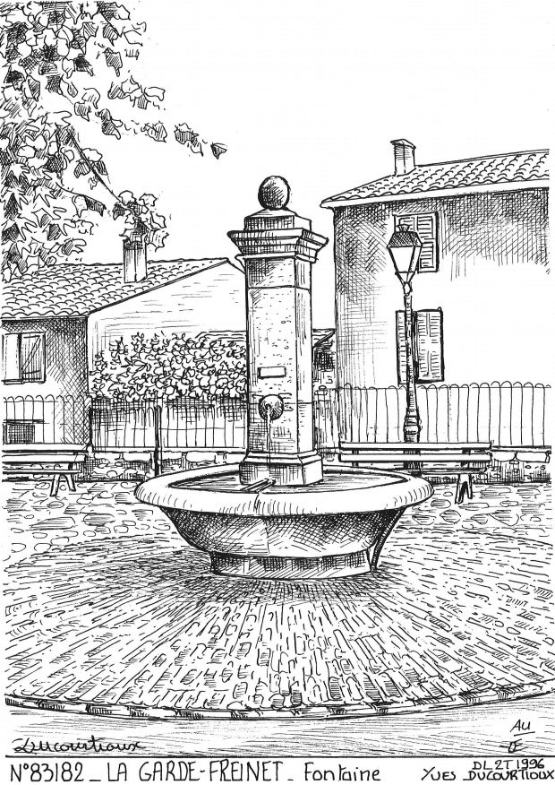 N 83182 - LA GARDE FREINET - fontaine