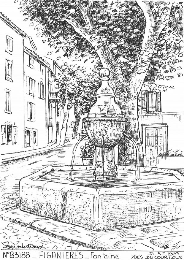 N 83188 - FIGANIERES - fontaine