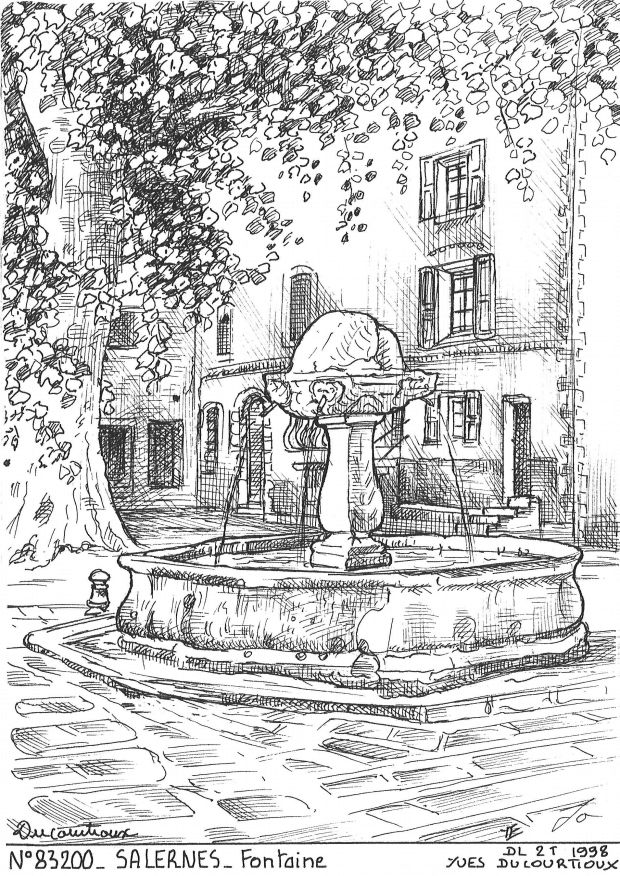 N 83200 - SALERNES - fontaine