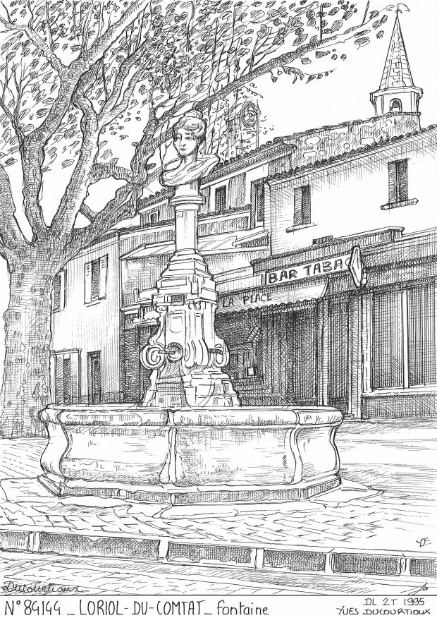 N 84144 - LORIOL DU COMTAT - fontaine