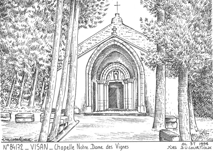 N 84172 - VISAN - chapelle notre dame des vignes