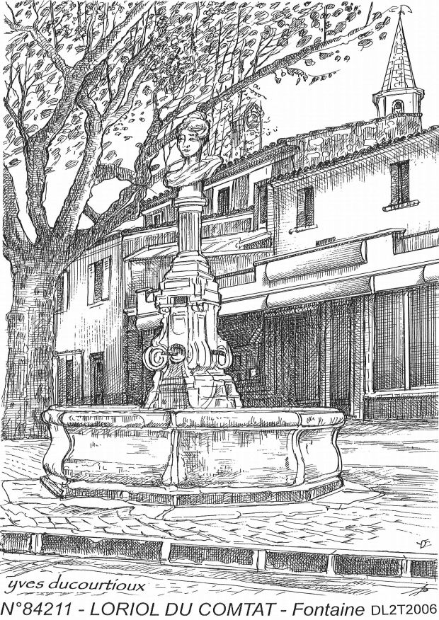 N 84211 - LORIOL DU COMTAT - fontaine