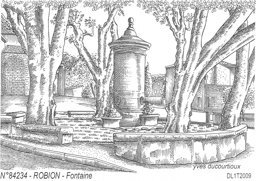 N 84234 - ROBION - fontaine