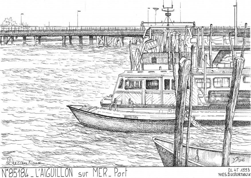 N 85184 - L AIGUILLON SUR MER - port