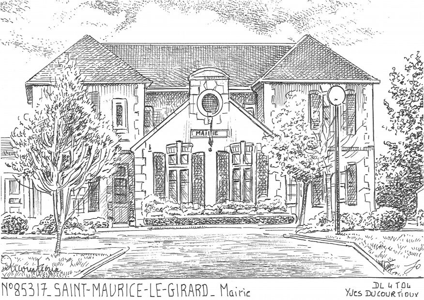 N 85317 - ST MAURICE LE GIRARD - mairie