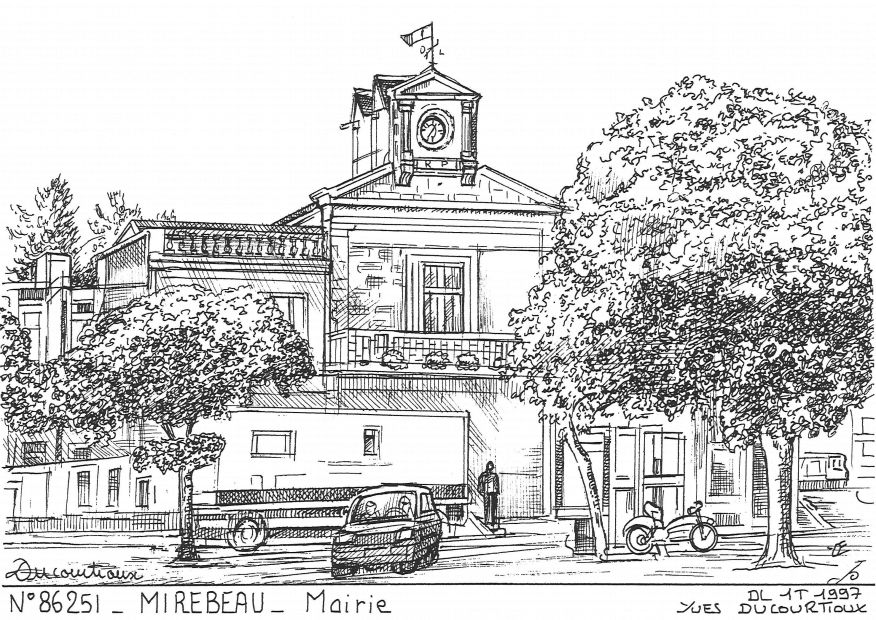 N 86251 - MIREBEAU - mairie