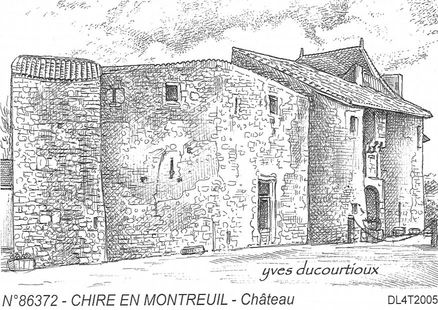N 86372 - CHIRE EN MONTREUIL - chteau