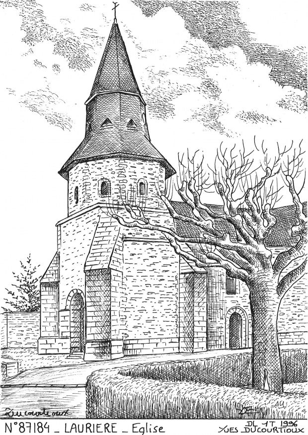 N 87184 - LAURIERE - �glise