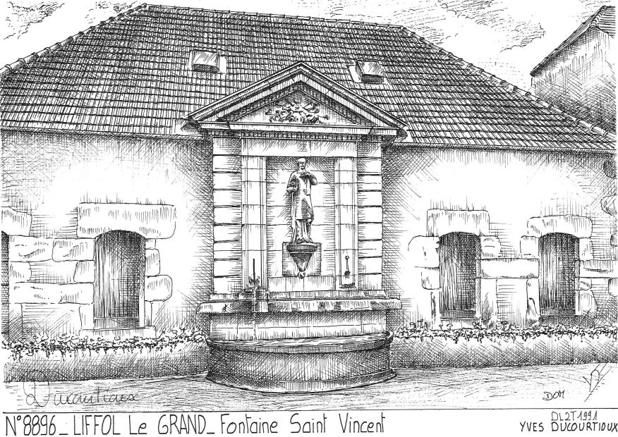 N 88096 - LIFFOL LE GRAND - fontaine st vincent