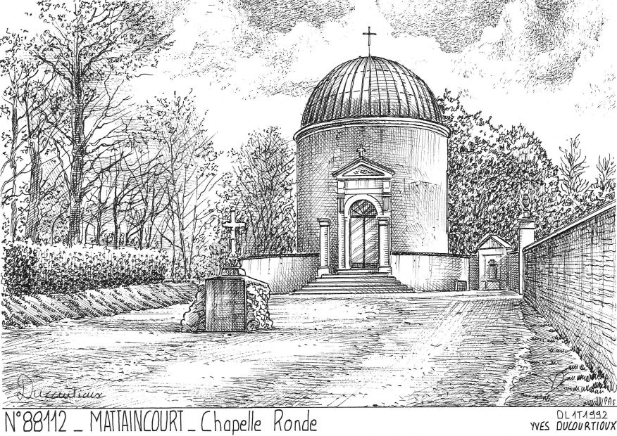 N 88112 - MATTAINCOURT - chapelle ronde