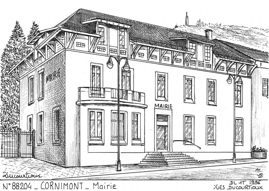 N 88204 - CORNIMONT - mairie